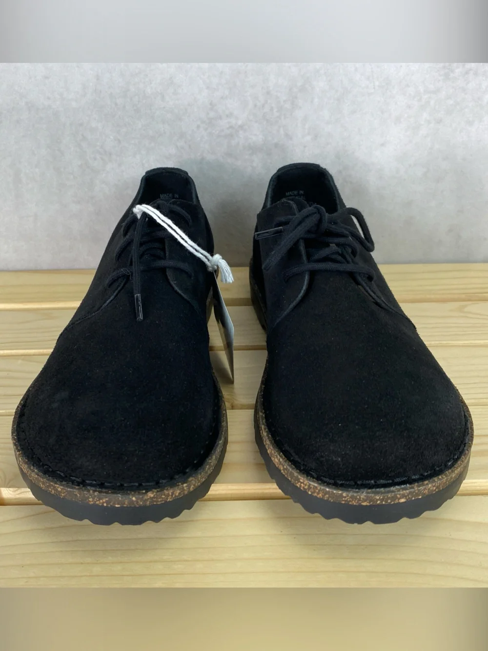 Birkenstock Uppsala Low Suede Leather Black Casual Comfot Oxfords Shoes 42 EUR
